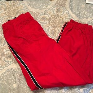 Vintage Georgia Bulldog Men's Red Track Pants